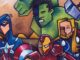 A cubist rendition of the Avengers from Marvel phase 17