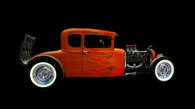 hot hod rod car. Chinese cut of fight club