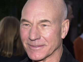 Patrick Stewart head shot. Star Trek the Avengers