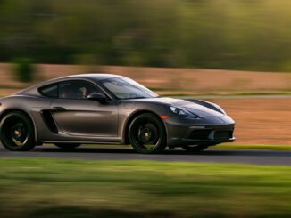 Fast car speeding along a track. Gran Turismo film
