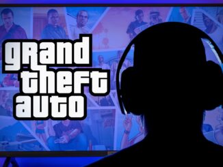 Man in headphones, shadowed, playing Grand Theft Auto 6 plot