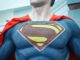 the 'S' crest on the chest of too woke superman