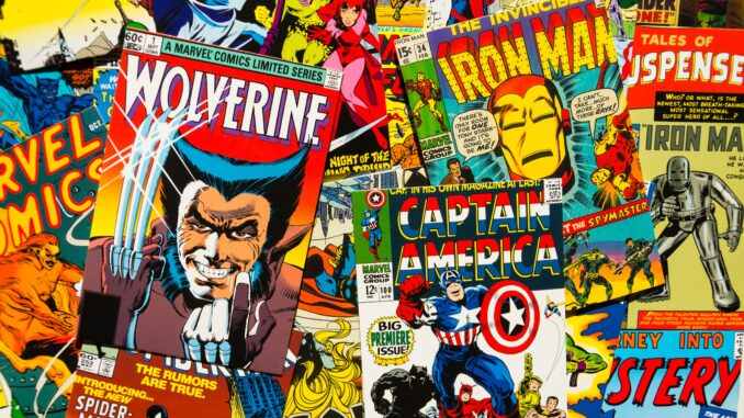 A collection of marvel comic covers