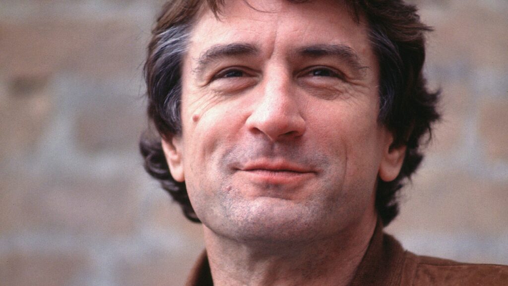 robert de niro close-up on face
