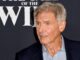 Harrison Ford, star of Clear and PResent Danger. From shoulders up. Talking.