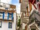 Some houses in a Mamma Mia like village