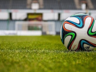 A football, the like of which maybe found in a football computer game like EA FC25